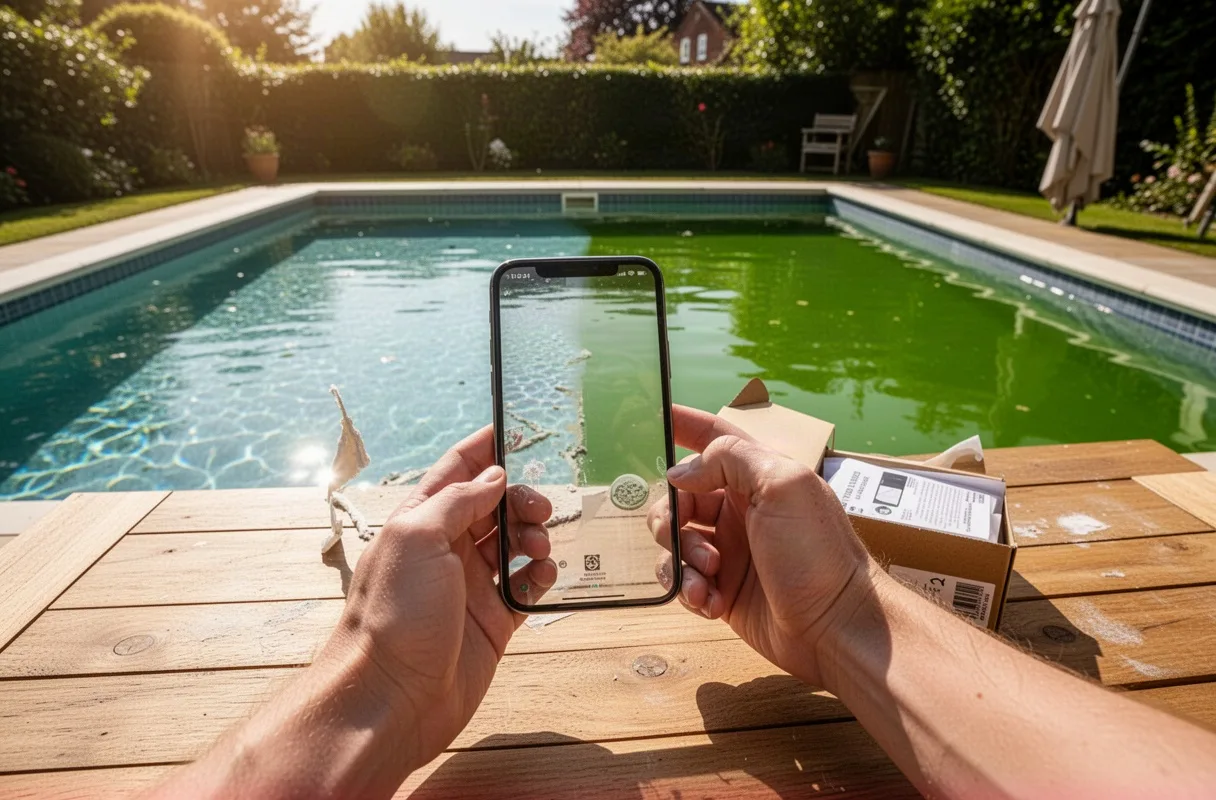 Green Pool Algae Recovery Treatment